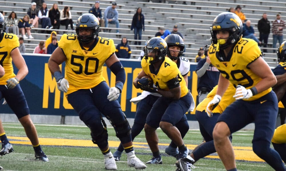 WVU Football RB CJ Donaldson