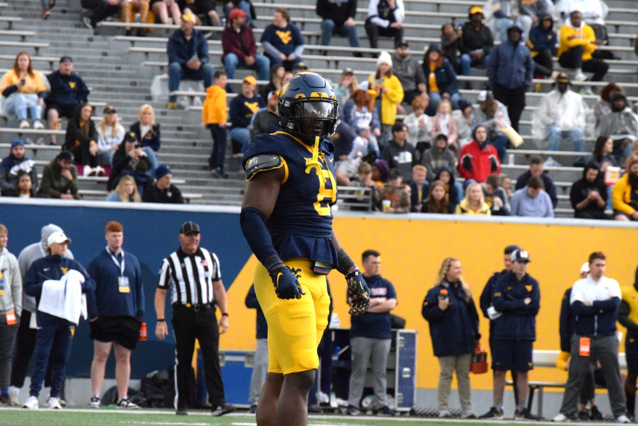WVU Football LB Lee Kpogba