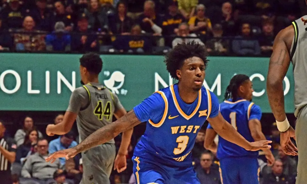 WVU Basketball Honor Huff versus Baylor