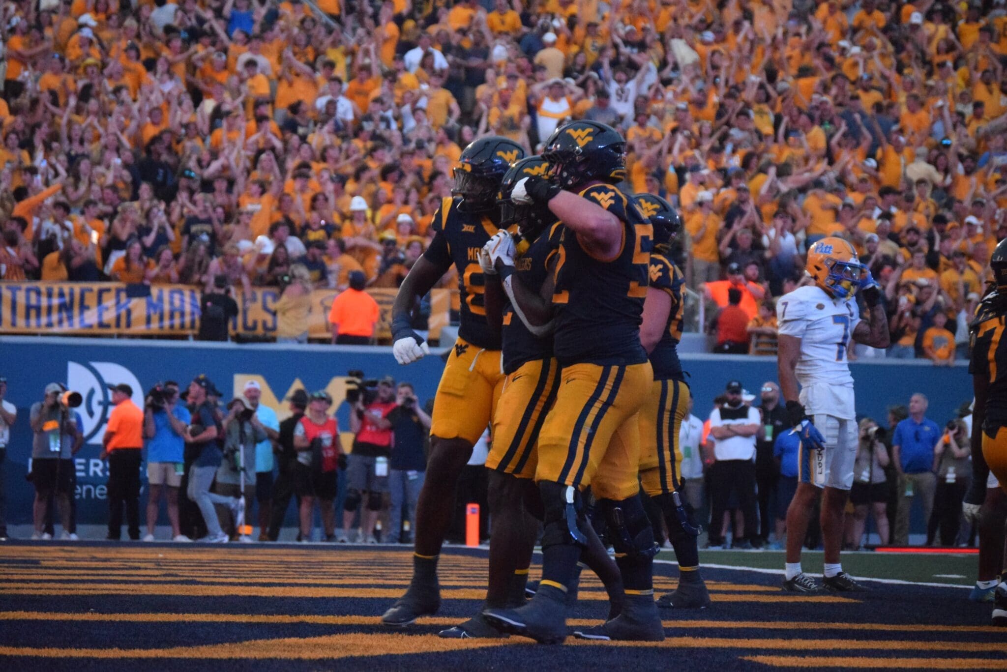 WVU Football against Pitt in Backyard Brawl