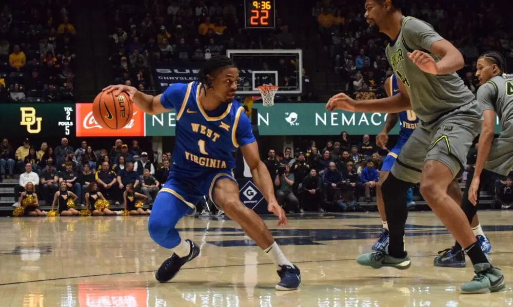 WVU Basketball Jasper Floyd versus Baylor