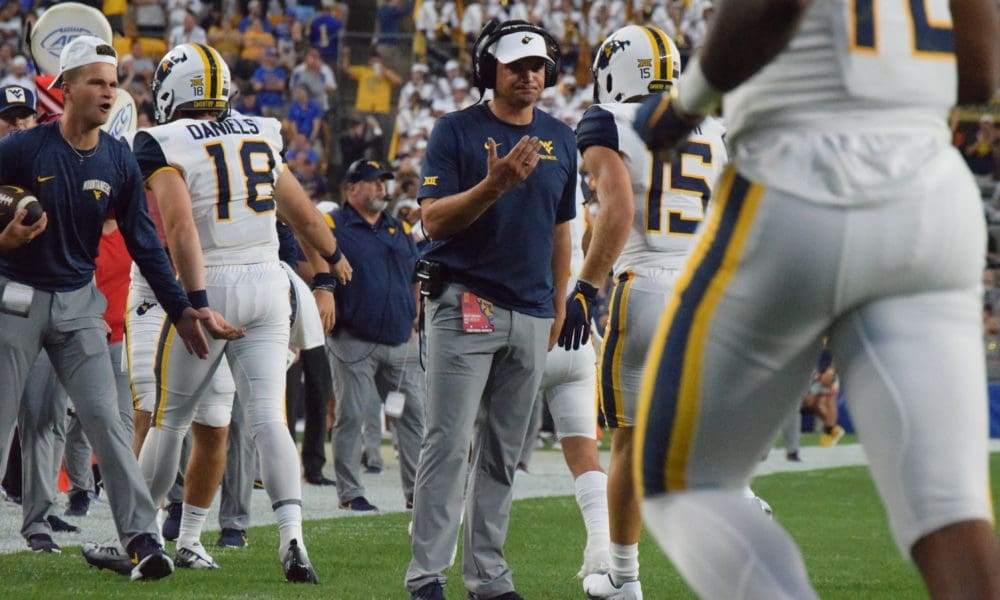 WVU Football HC Neal Brown at Pitt
