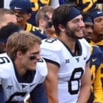 Neal Brown on WVU Football QBs Garrett Greene and Nicco Marchiol