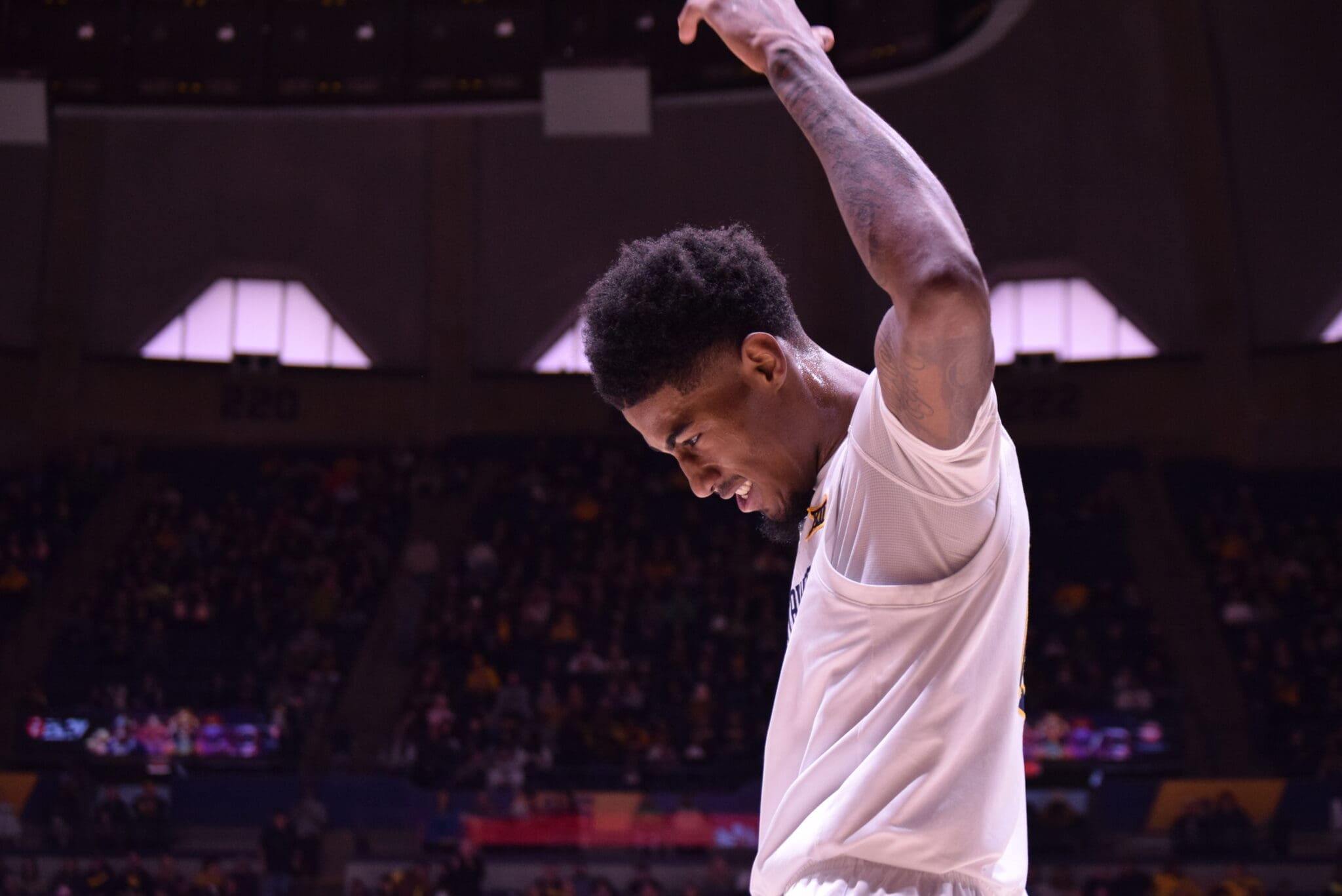 WVU Basketball Sencire Harris