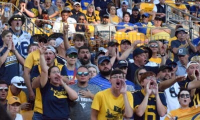 WVU Football fans at Pitt