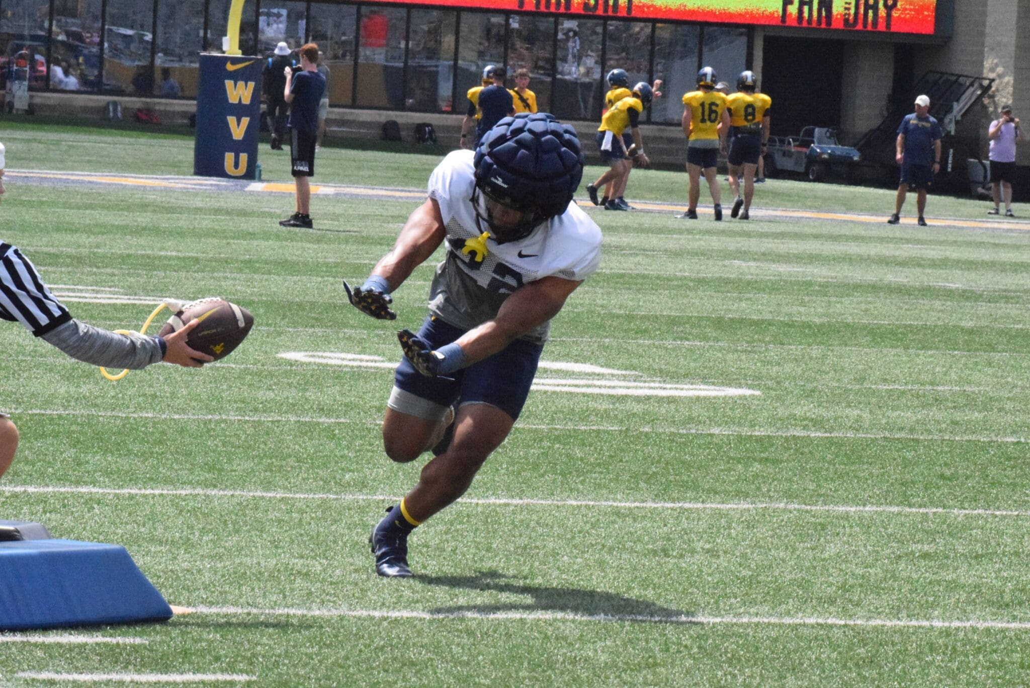 WVU Football Jahiem White