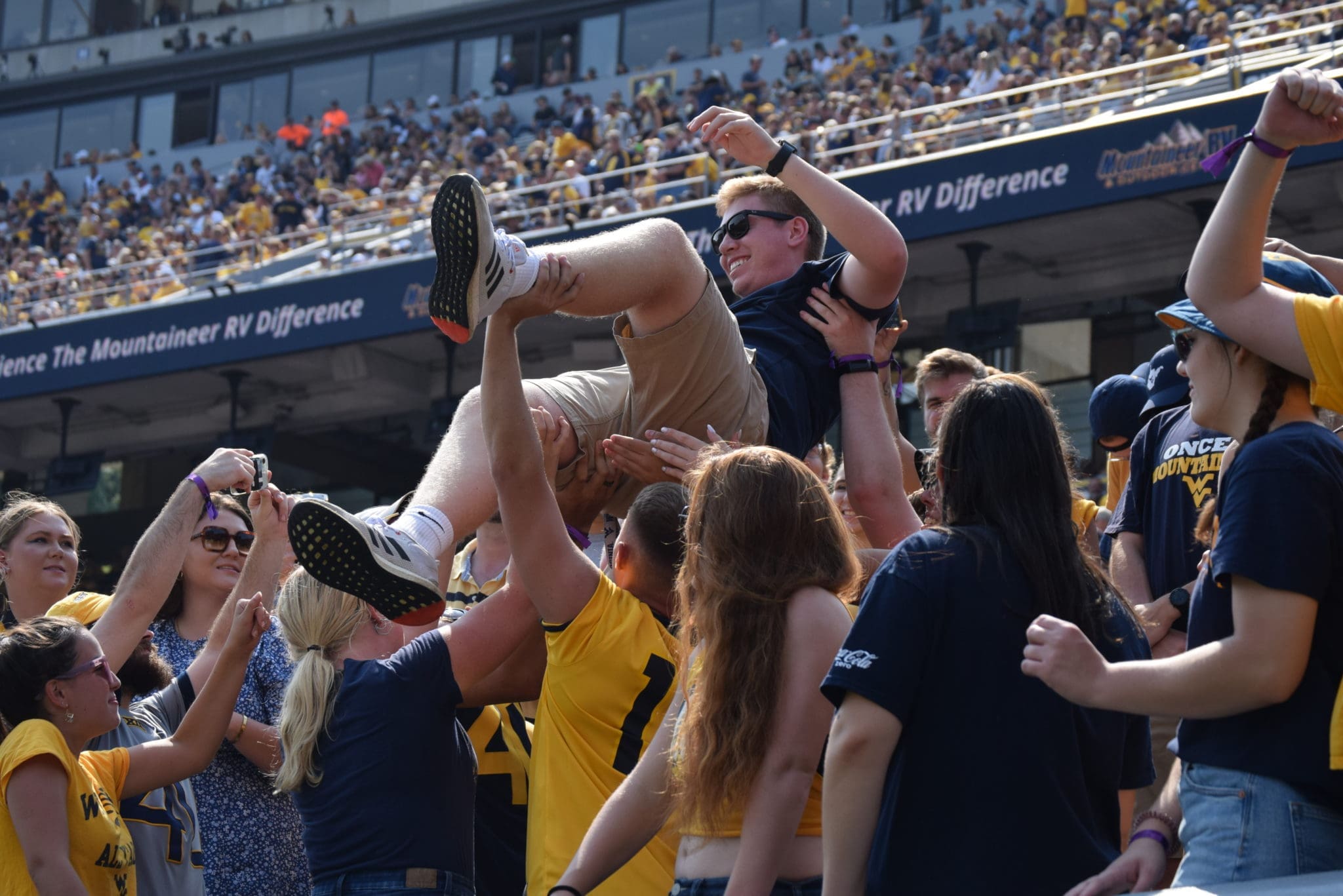WVU football fans