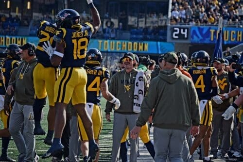 WVU Football Curtis Jones and Diore Hubbard