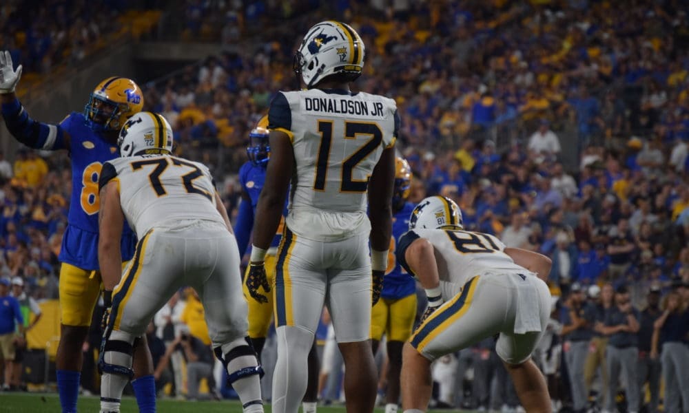 CJ Donaldson in Backyard Brawl in Pittsburgh in 2022