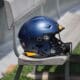 WVU Football Helmet stock