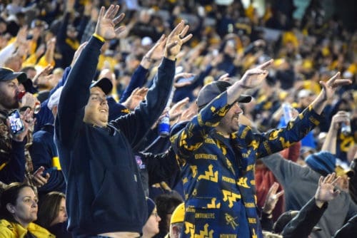 WVU football fans