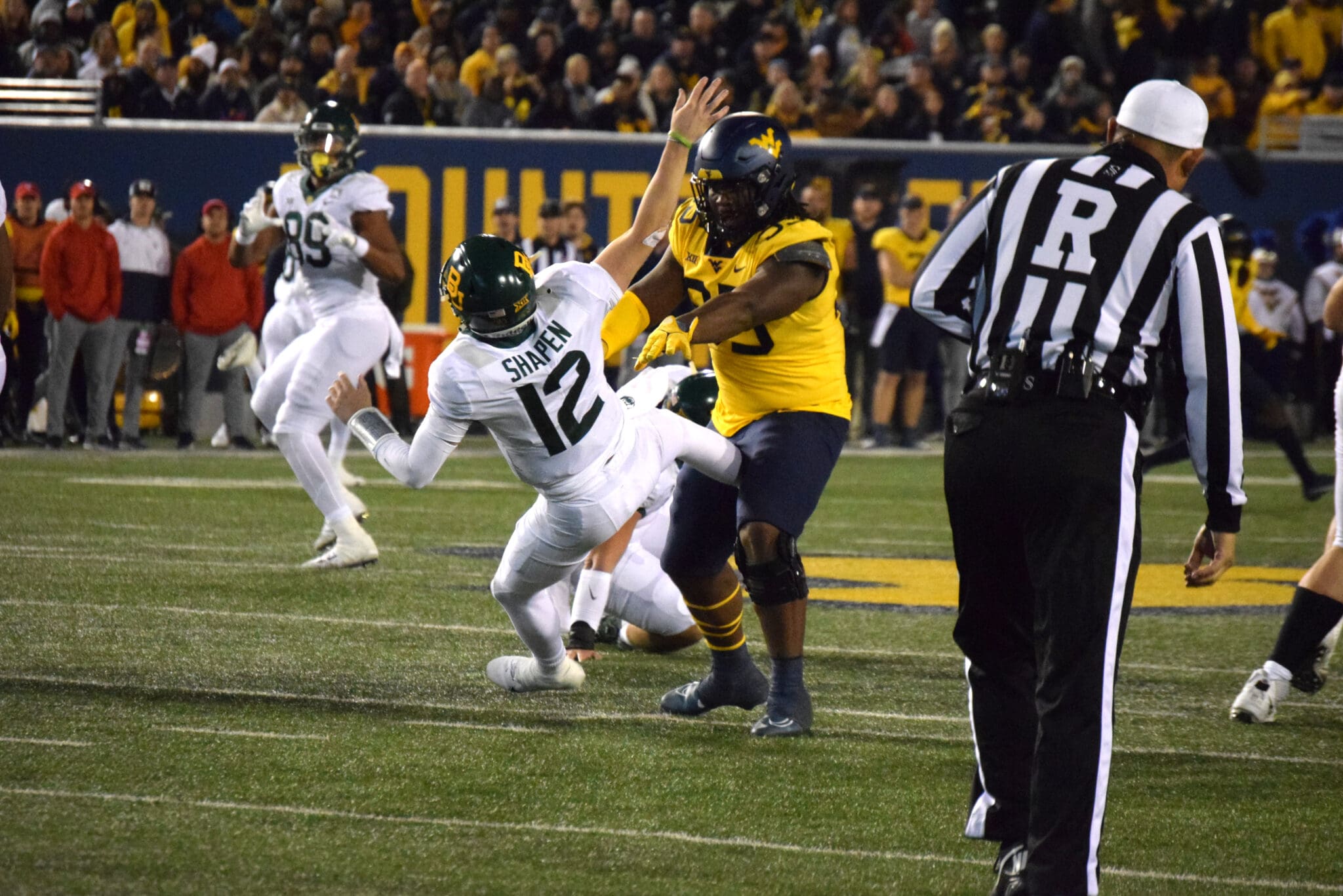 WVU Football Jordan Jefferson against Baylor