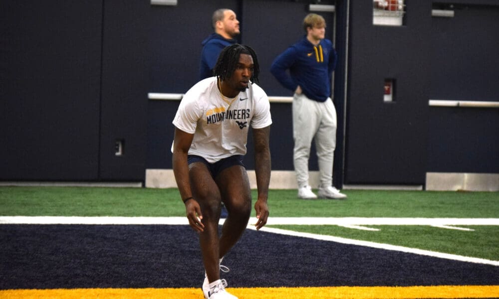 Bryce Ford-Wheaton at WVU Pro Day