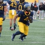 WVU Football RB CJ Donaldson