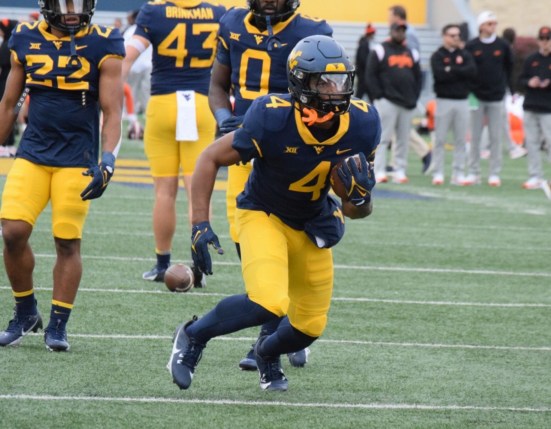 WVU Football RB CJ Donaldson