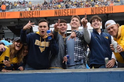 WVU football fans