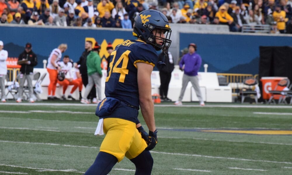 WVU Football WR Hudson Clement