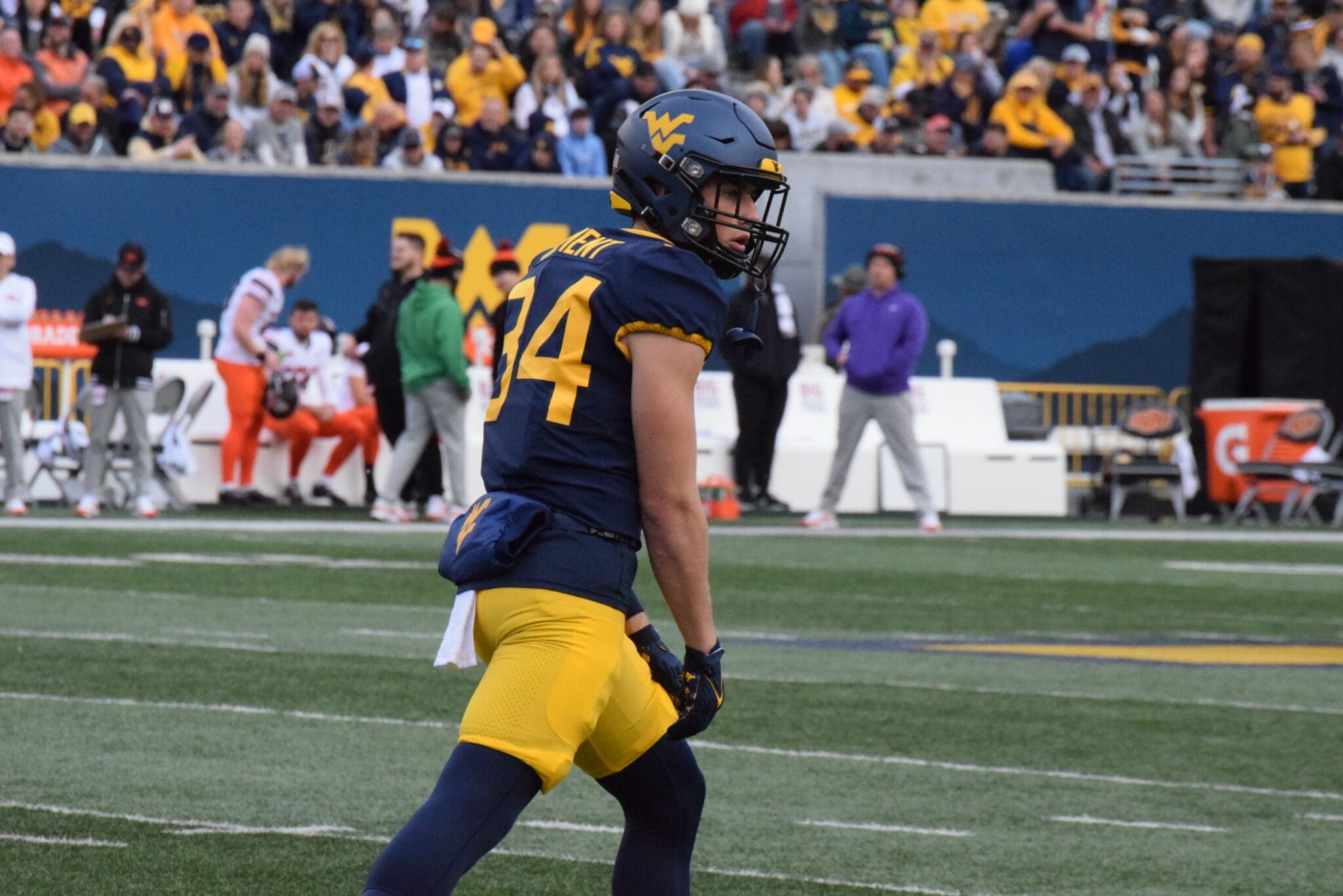 WVU Football WR Hudson Clement