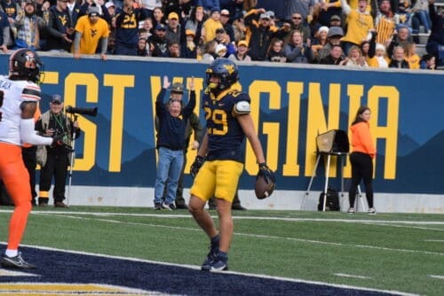 WVU Football WR Preston Fox
