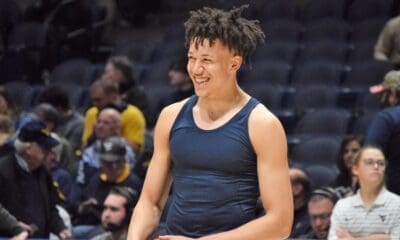 Former WVU Basketball forward James Okonkwo back in transfer portal