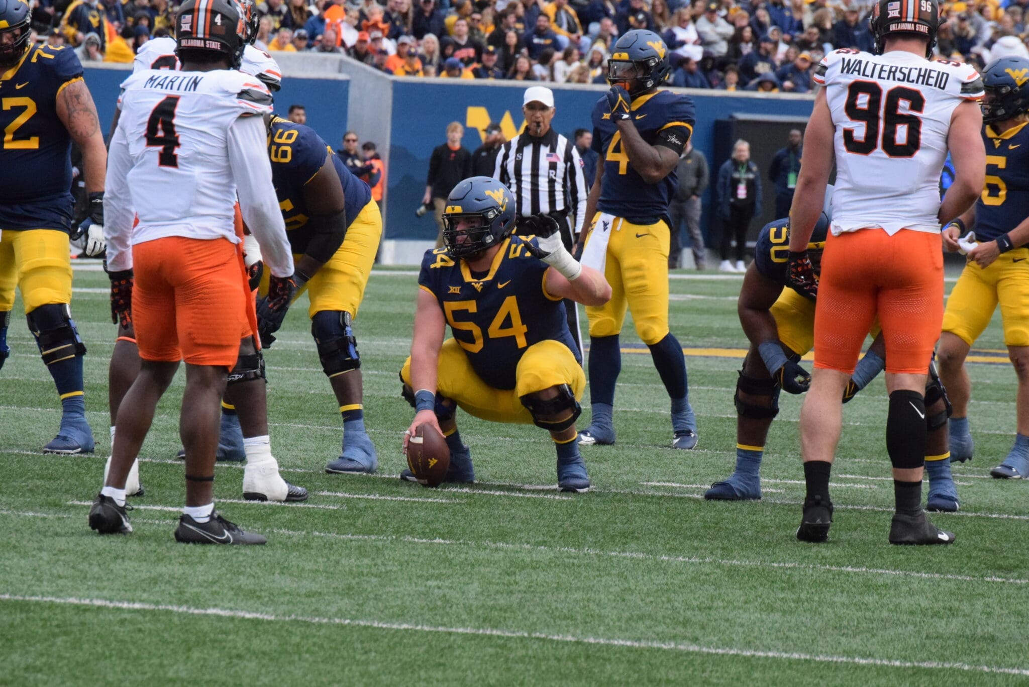 WVU Football Center Zach Frazier