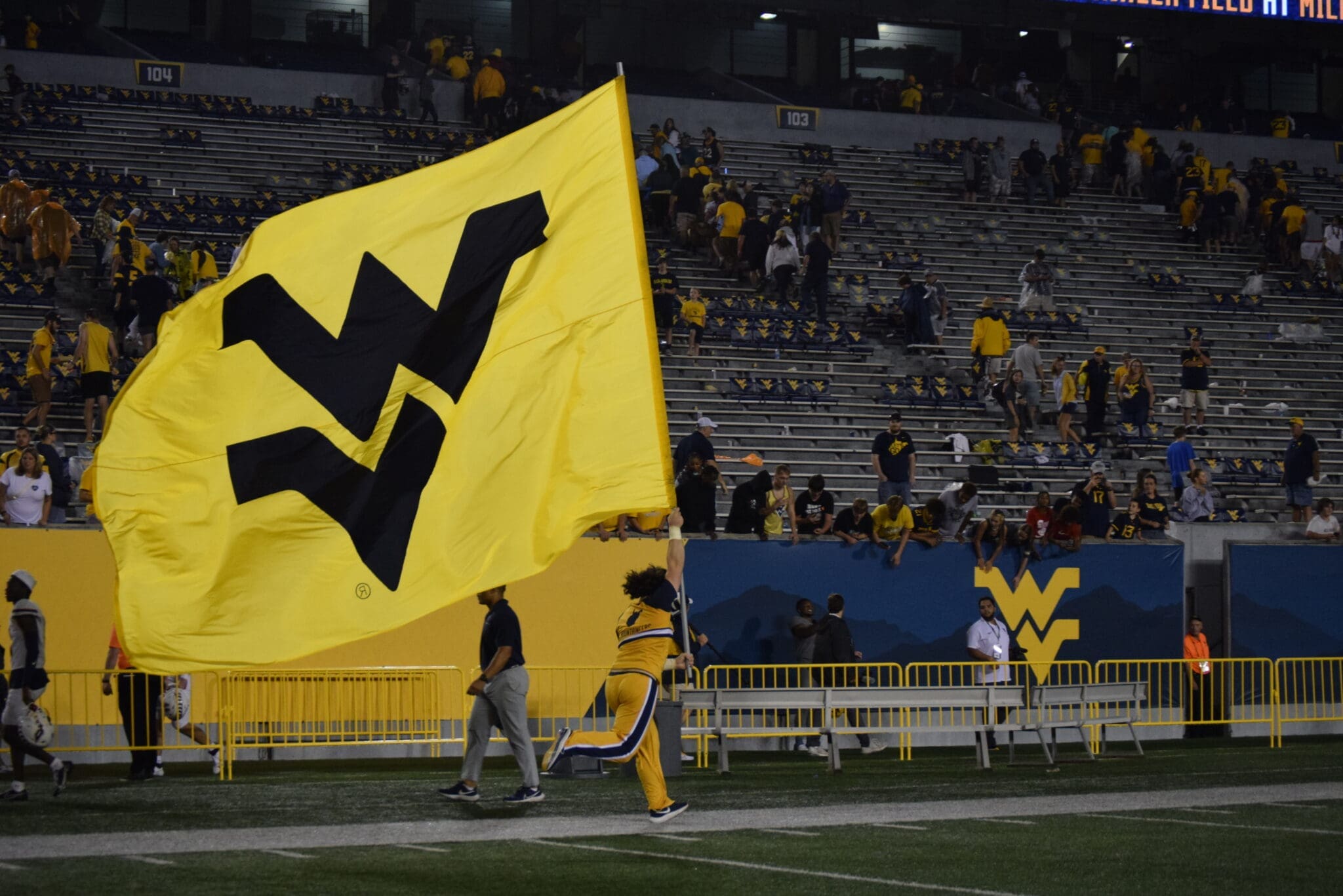 WVU Football flag