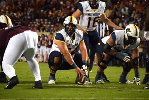 PFF names WVU Football OL Zach Frazier to All-Big 12 team