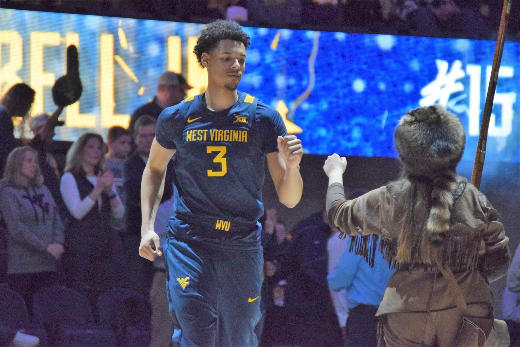 WVU Basketball Tre Mitchell intro