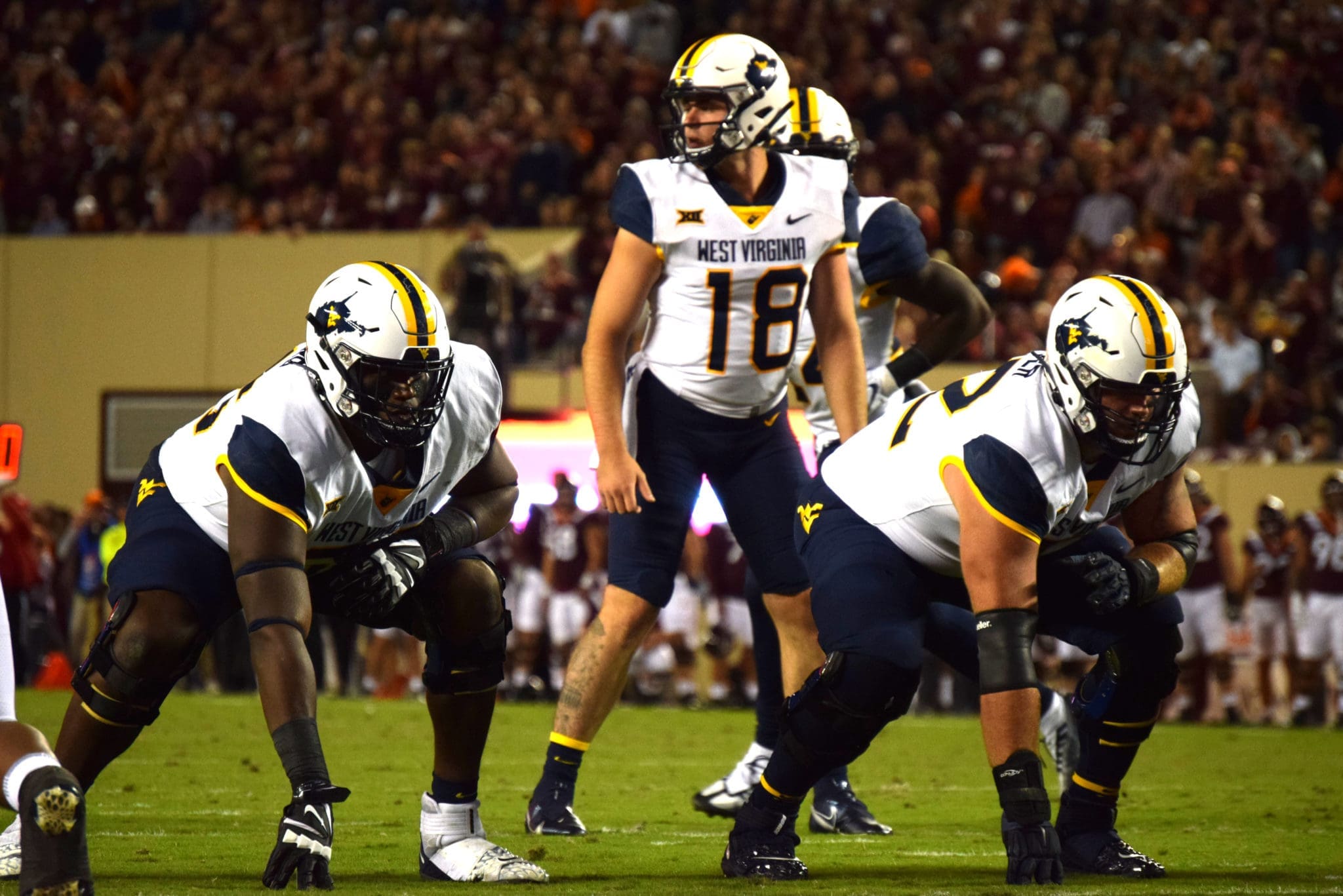JT Daniels and the WVU Football Offensive Line