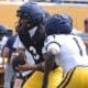 WVU Football QB Michael Hawkins Jr. during scrimmage