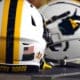 WVU Football Country Roads White helmet