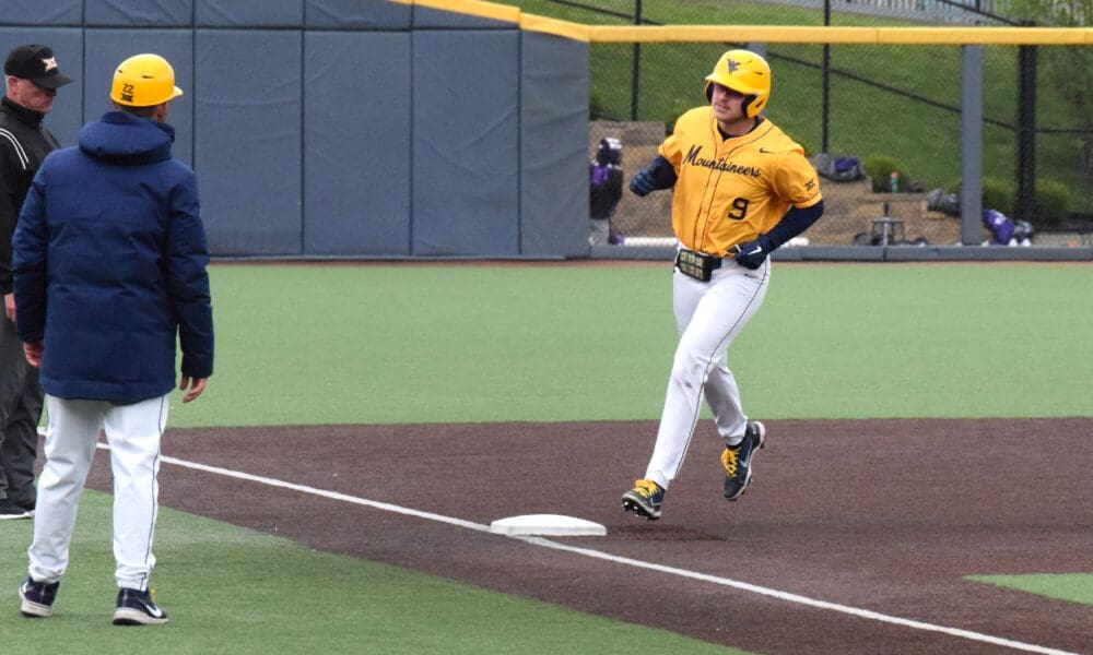 WVU Baseball Grant Hussey home run