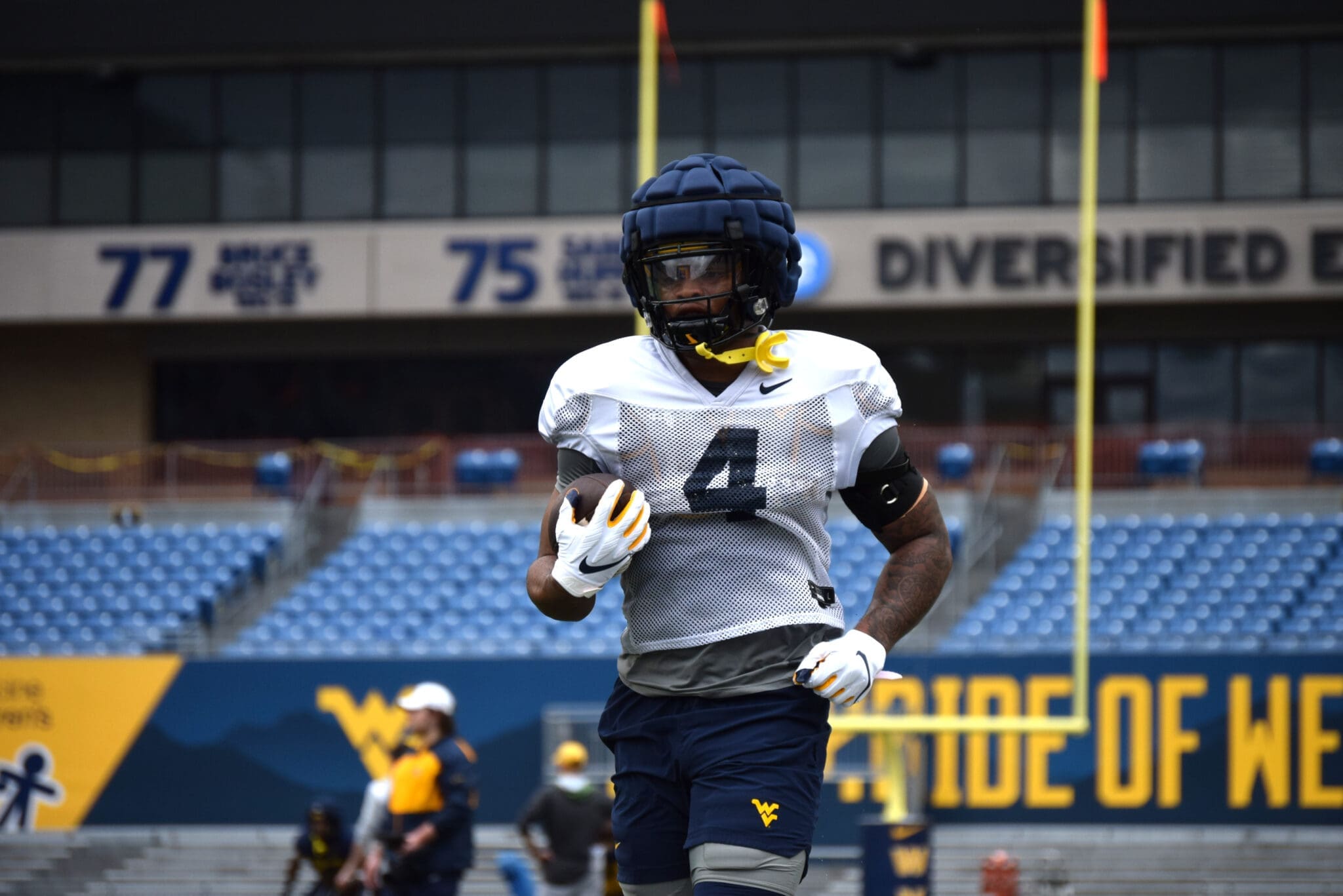 WVU Football RB CJ Donaldson
