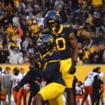 WVU Football Marcis Floyd and Jared Bartlett