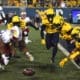 WVU Football defense goes after fumble against Kansas