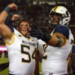 WVU Football OLs Zach Frazier and Doug Nester