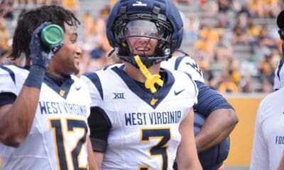 WVU Football Matt Sieg during spring scrimmage