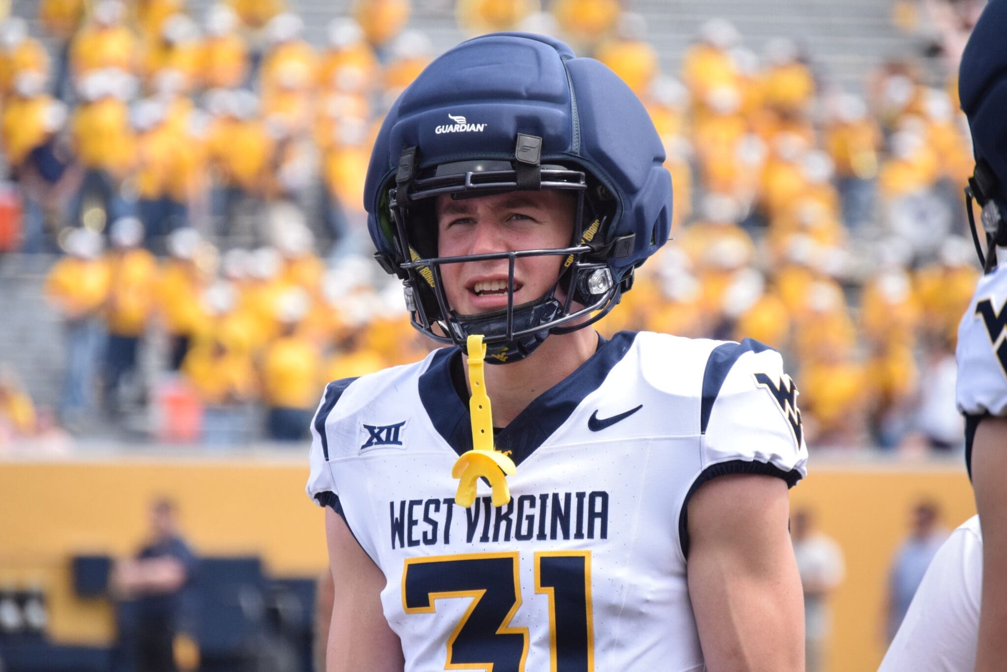 WVU Football safety Shane Cornali