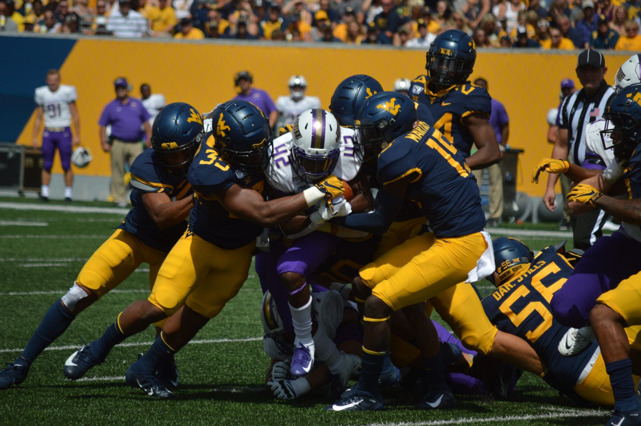 WVU football defense stock