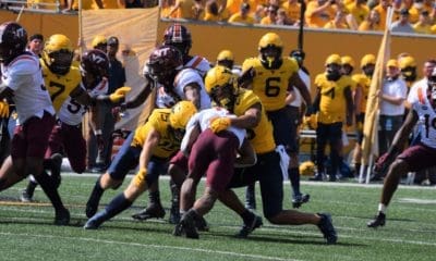 WVU defense tackling