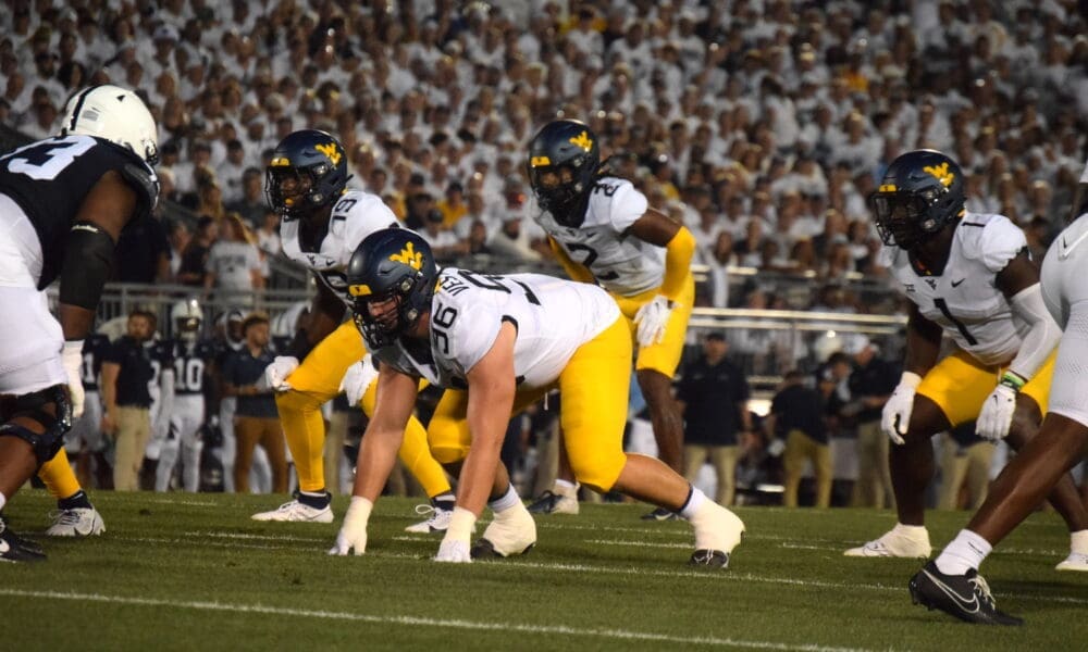 WVU Football Defensive Lineman Eddie Vesterinen at Penn State