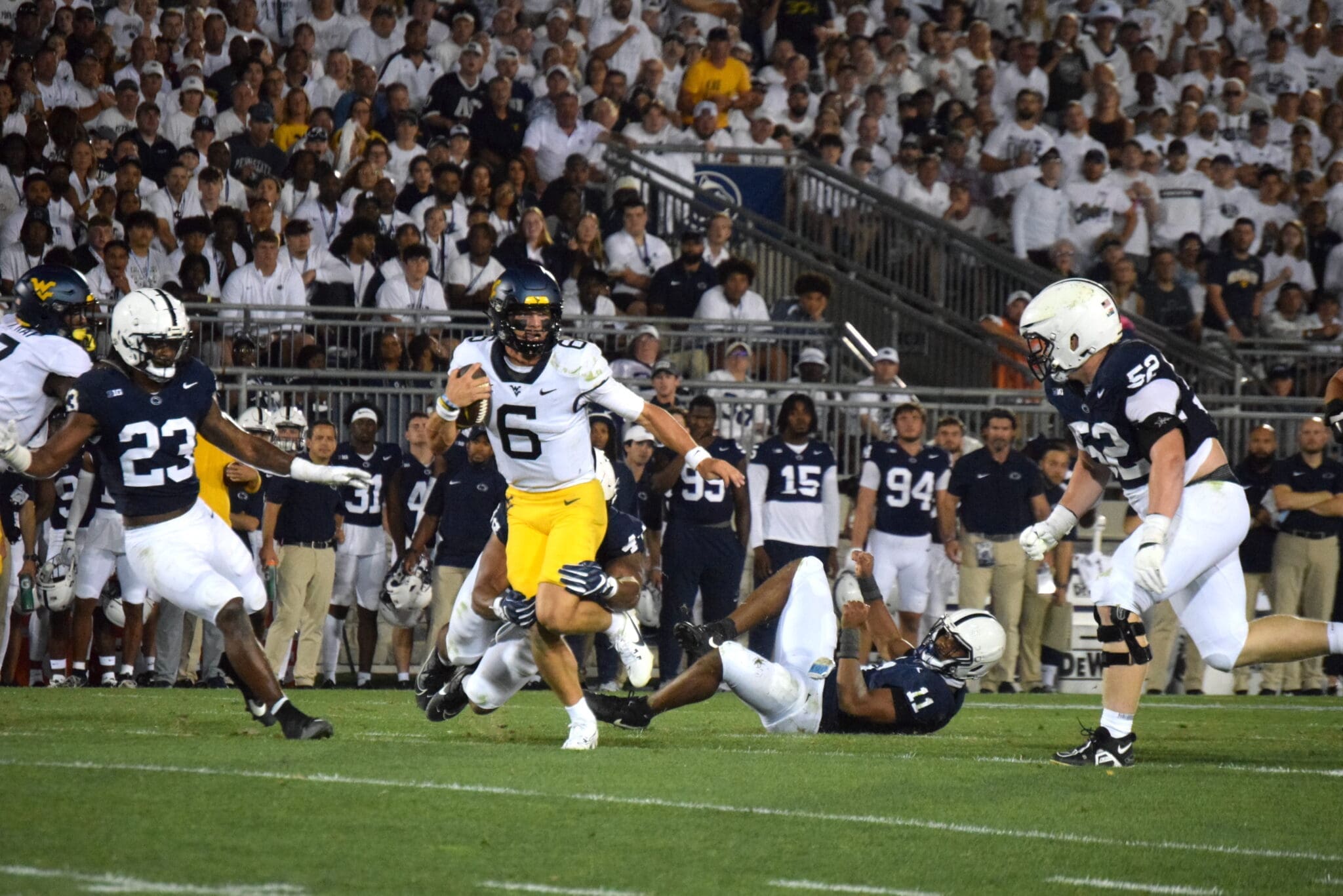 WVU Football Garrett Greene at Penn State