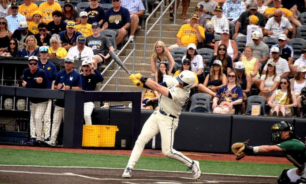 WVU Baseball Ben Lumsden home run in Super Regional