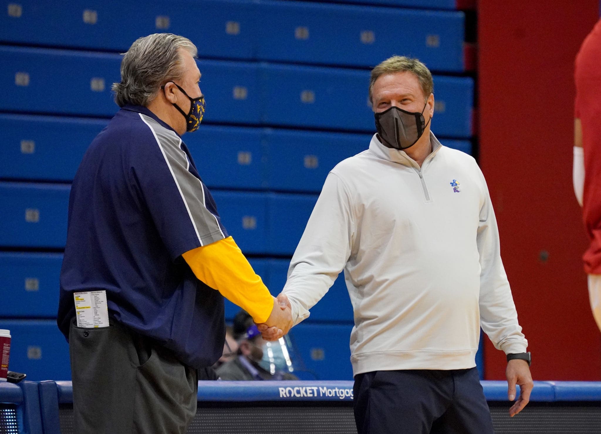 Bob Huggins and Bill Self