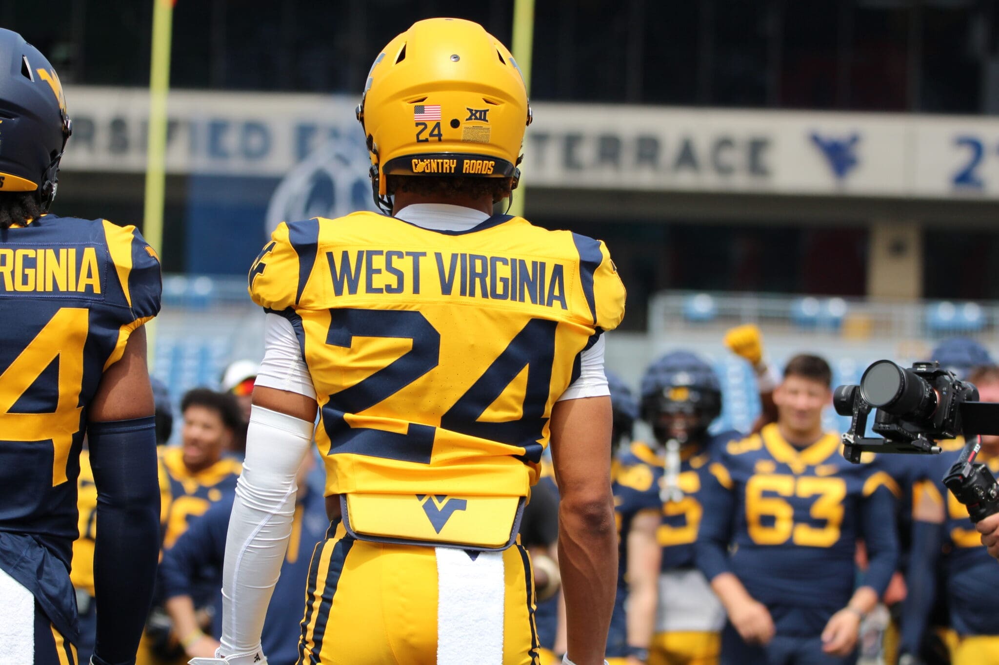 New WVU Football Gold Uniform