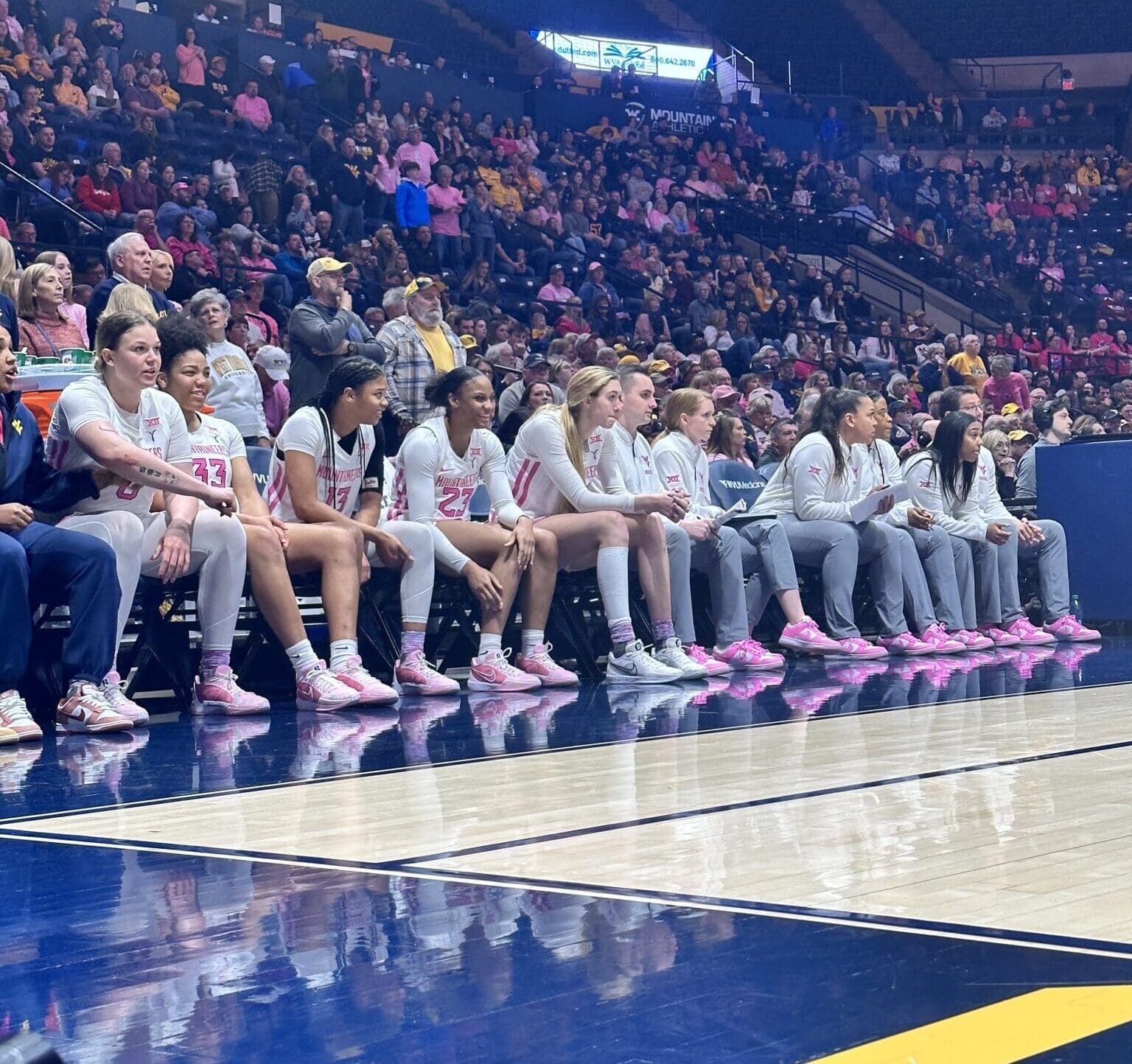 WVU Women's Basketball team