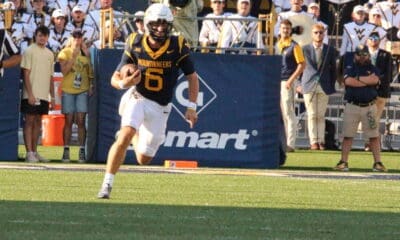 WVU Football QB Garrett Greene Rushes the Ball