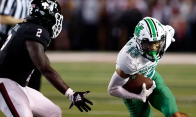 WVU Football WR EJ Horton at Marshall