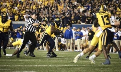 WVU Football scoring in Backyard Brawl