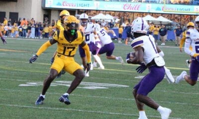 WVU Football Spear Zae Jennings